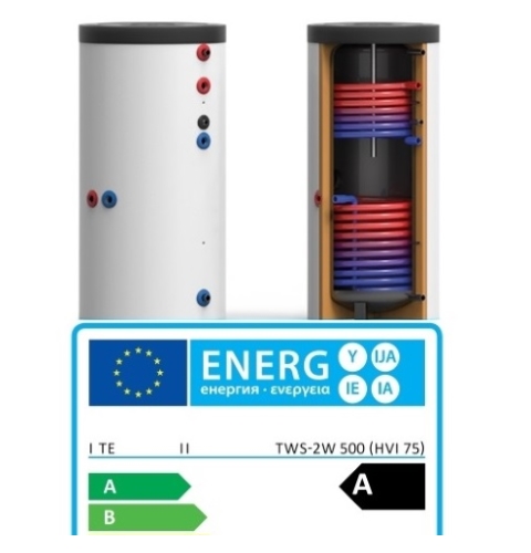 Boiler 500 litri 2 – Clasa eficienta A – MIT SOLAR